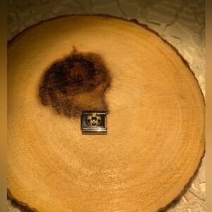 Italian Bracelet Silver Soccer Ball Charm